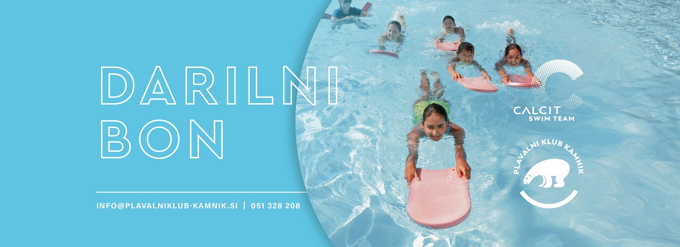 Darilna kartica vstop v svet plavanja Darilna kartica vstop v svet plavanja